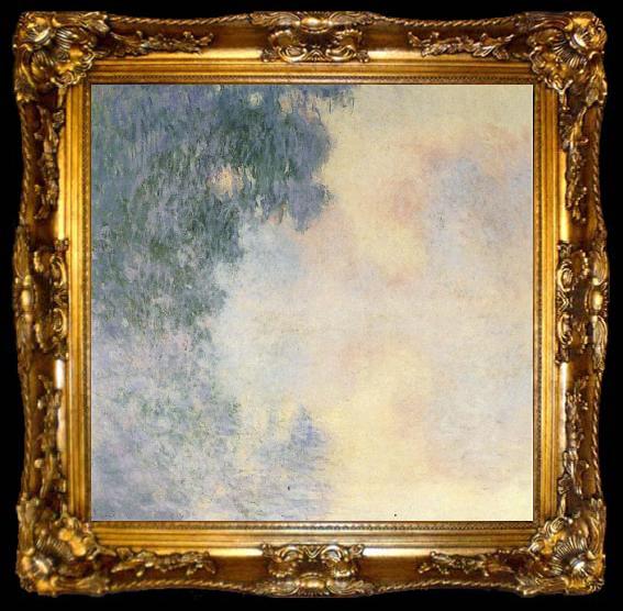 framed  Claude Monet Arm of  the Seine near Giverny in the Fog, ta009-2