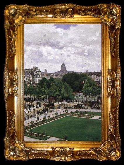 framed  Claude Monet Garden of the Princess, ta009-2