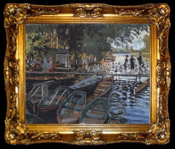 framed  Claude Monet Bathers at La Grenouillere, ta009-2