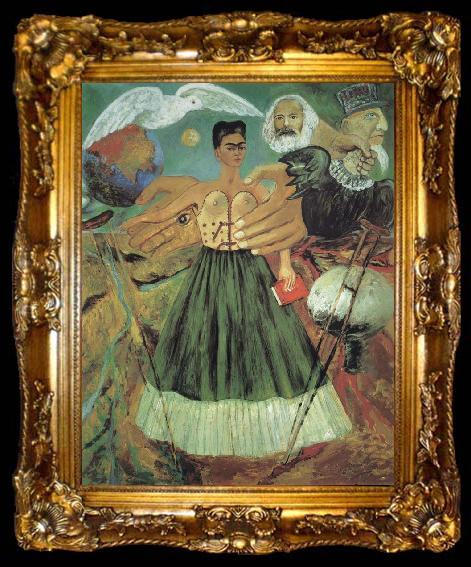 framed  Frida Kahlo Marxism Will Give Health o the Sick, ta009-2