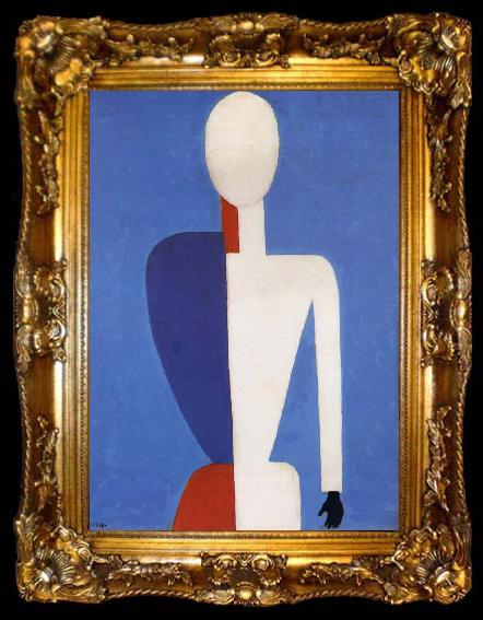 framed  Kasimir Malevich Half-length, ta009-2