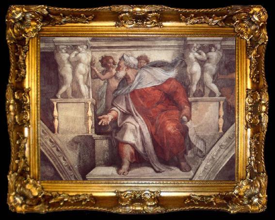 framed  Michelangelo Buonarroti Die Erschaffung der Eva, ta009-2