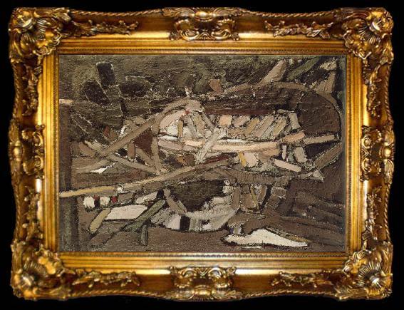 framed  Nicolas de Stael Figure, ta009-2