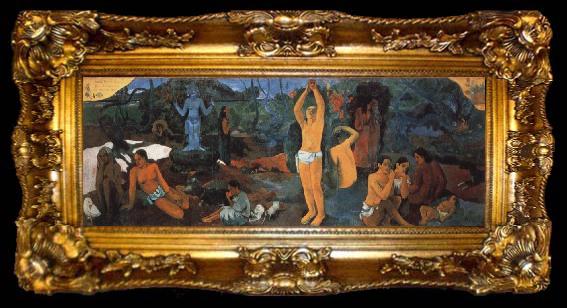 framed  Paul Gauguin Wher kommen wir wer sind wir Wohin gehen wir, ta009-2