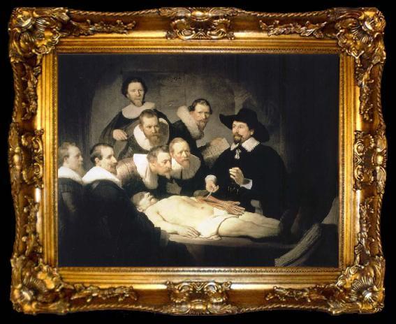framed  REMBRANDT Harmenszoon van Rijn The Anatomy Lesson of Dr.Nicolaes Tulp, ta009-2