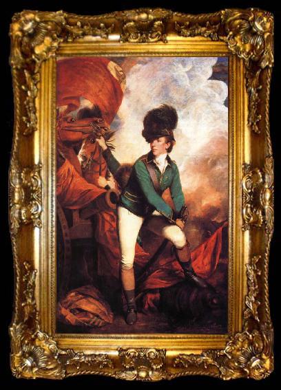 framed  REYNOLDS, Sir Joshua Lieutenant-Colonel Banastre Tarleton, ta009-2