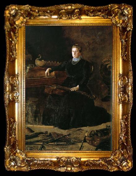 framed  Thomas Eakins William-s Wife, ta009-2