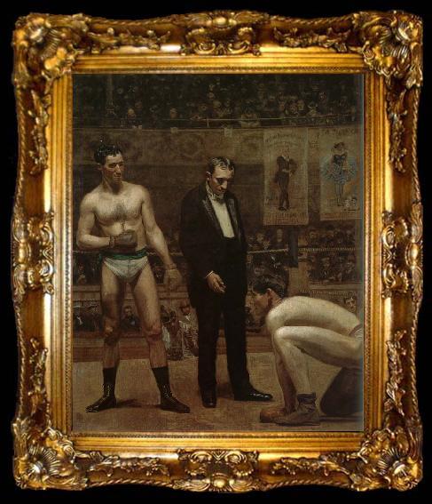 framed  Thomas Eakins Prizefights, ta009-2