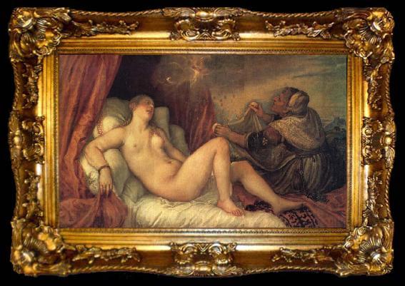 framed  Titian Danae, ta009-2