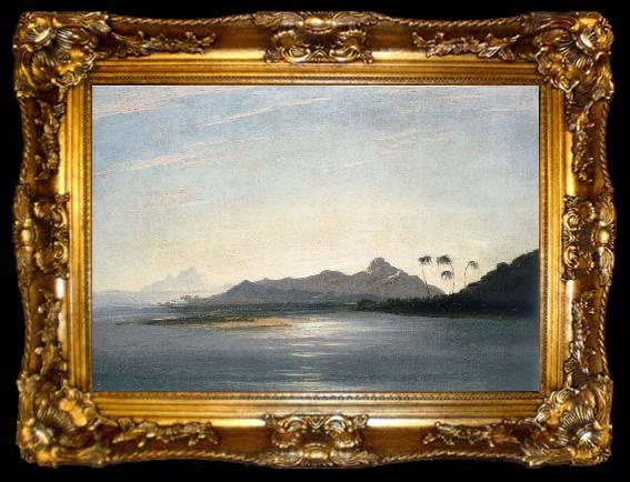 framed  unknow artist A View of the Islands of Otaha Taaha and Bola Bola with Part of the Island of Ulietea Raiatea, ta009-2