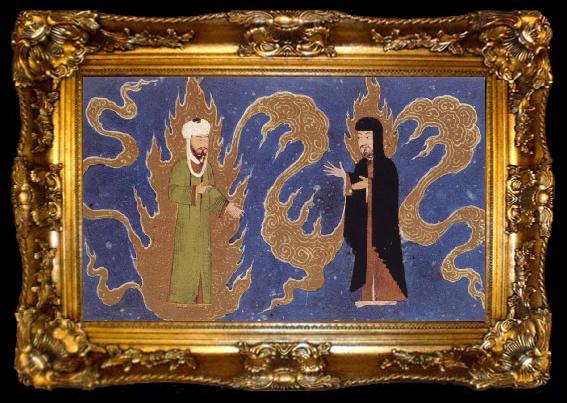 framed  unknow artist The Prophets Muhammad and Moses, ta009-2