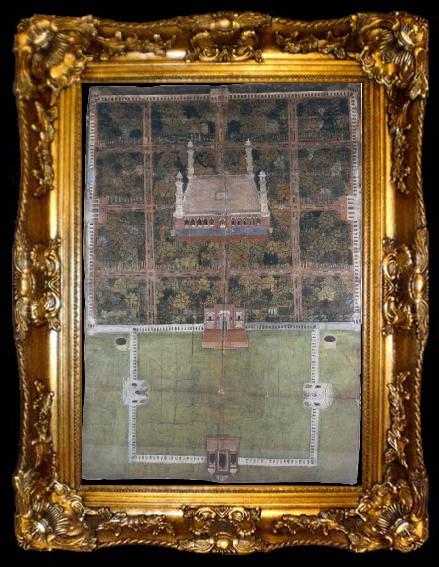framed  unknow artist Jahangir-s tomb at Shahdara, ta009-2