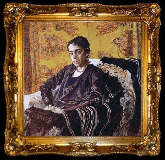 framed  Alexander Yakovlevich GOLOVIN Portrait, ta009-2