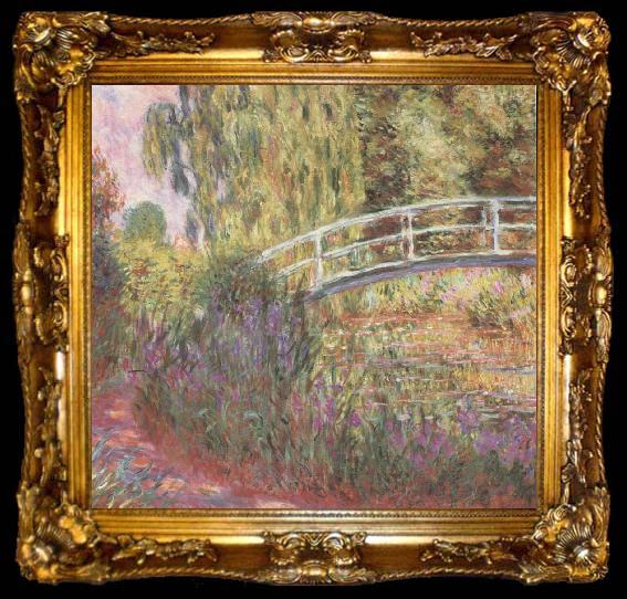 framed  Claude Monet Japanese Bridge, ta009-2