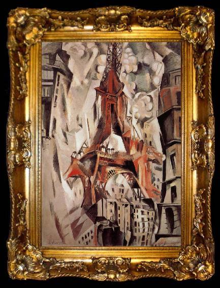 framed  Delaunay, Robert Eiffel Tower, ta009-2