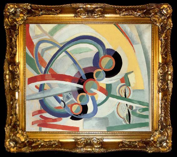 framed  Delaunay, Robert Propeller and melodic, ta009-2