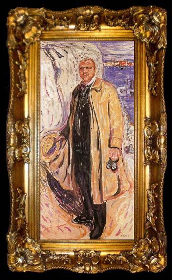 framed  Edvard Munch Portrait, ta009-2