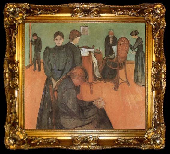 framed  Edvard Munch The Death in the sickroom, ta009-2