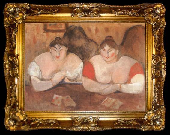 framed  Edvard Munch Rose and Yimanni, ta009-2