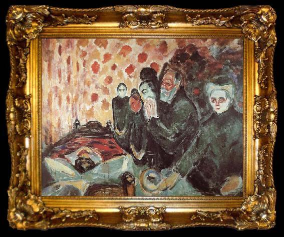 framed  Edvard Munch Fever, ta009-2