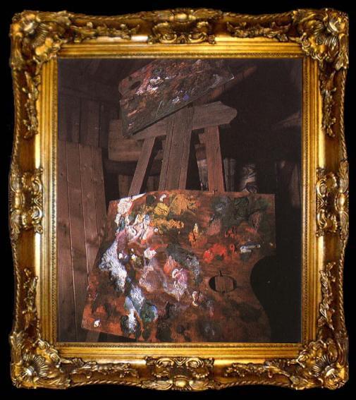 framed  Edvard Munch Artist-s Palette, ta009-2