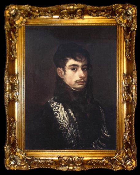 framed  Francisco Goya An Officer, ta009-2