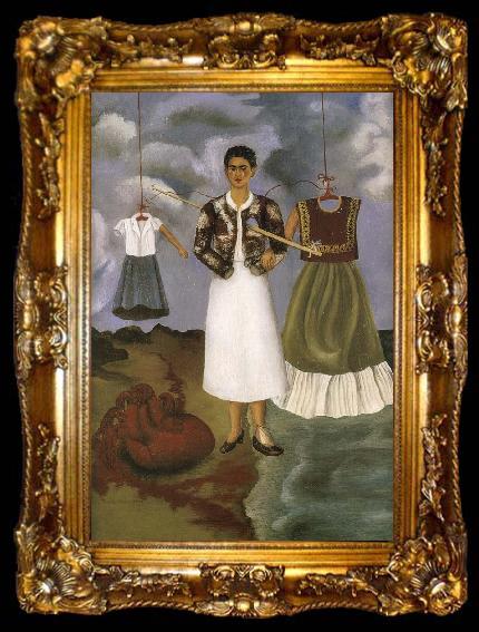 framed  Frida Kahlo Injured heart, ta009-2