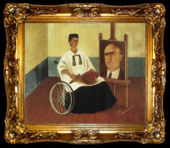 framed  Frida Kahlo The artist and Doc., ta009-2