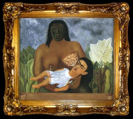 framed  Frida Kahlo Amah and i, ta009-2