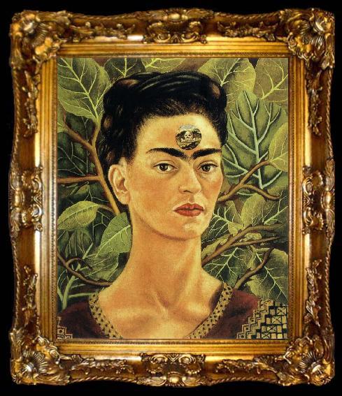 framed  Frida Kahlo Bethink death, ta009-2