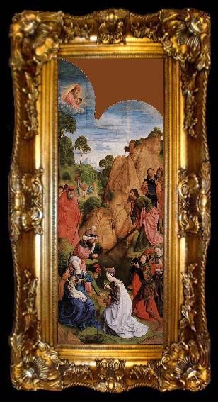 framed  GOES, Hugo van der Calvary Triptych, ta009-2