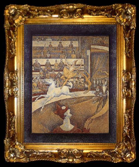 framed  Georges Seurat Circus, ta009-2