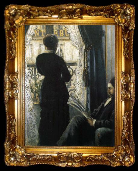 framed  Gustave Caillebotte Indoor, ta009-2