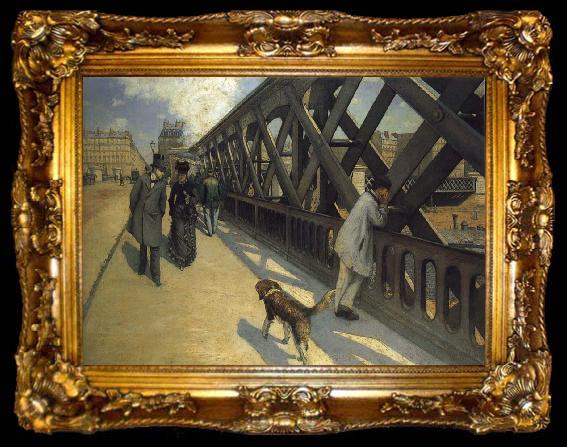 framed  Gustave Caillebotte Pier, ta009-2