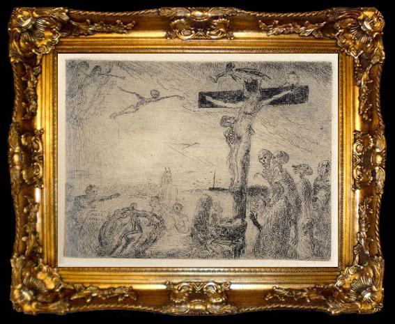 framed  James Ensor Christ Tormented by Demons, ta009-2