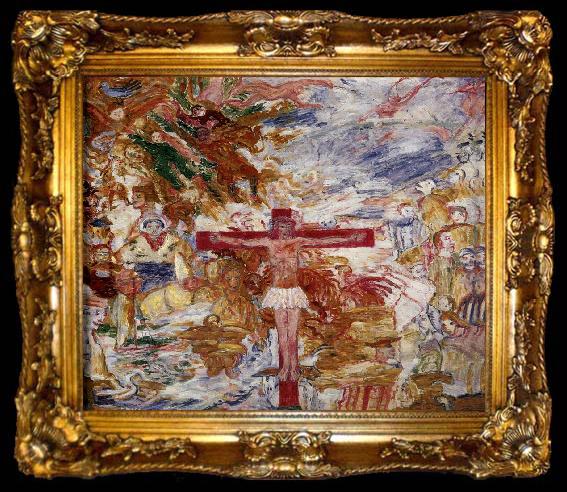 framed  James Ensor Christ in Agony, ta009-2
