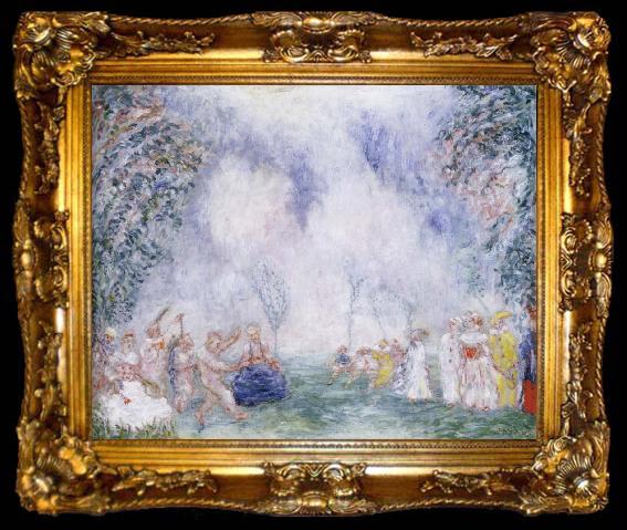 framed  James Ensor The Garden of love, ta009-2