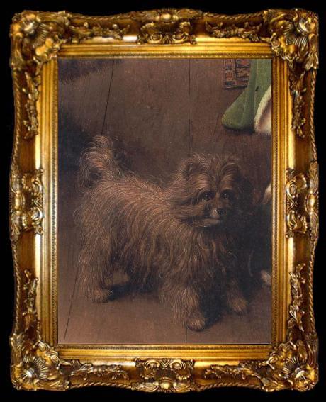 framed  Jan Van Eyck The Dog, ta009-2