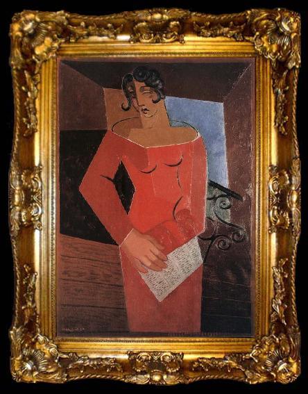 framed  Juan Gris Songstress, ta009-2