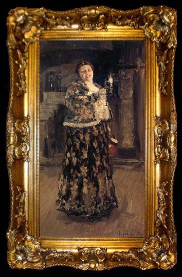 framed  Konstantin Korovin Mistress, ta009-2