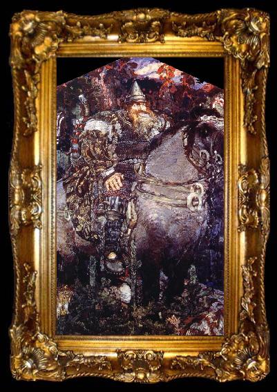 framed  Mikhail Vrubel Warrior, ta009-2