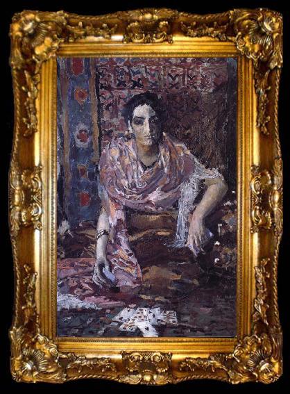 framed  Mikhail Vrubel The female augur, ta009-2