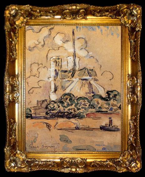 framed  Paul Signac Notre-Dame, ta009-2