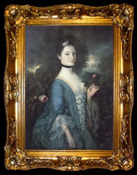 framed  Thomas Gainsborough Sarah,Lady innes, ta009-2