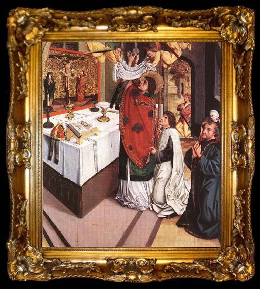 framed  unknow artist The Sermon of Saint Martin, ta009-2