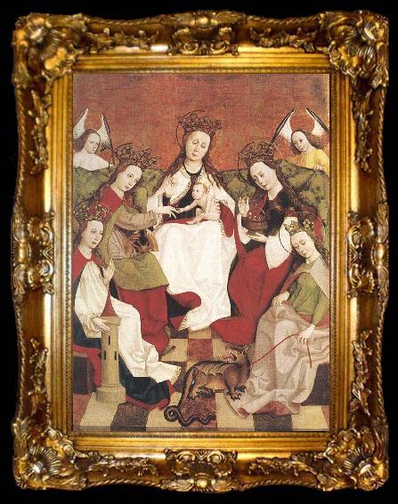 framed  unknow artist Marriage of Saint Catherine, ta009-2