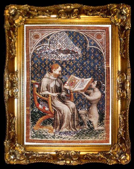 framed  unknow artist Bible of Charles V, ta009-2