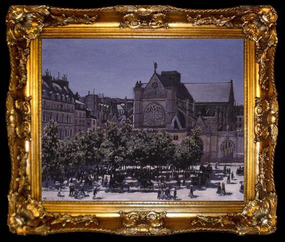 framed  Claude Monet Saint-Germain l-Auxerrois, ta009-2
