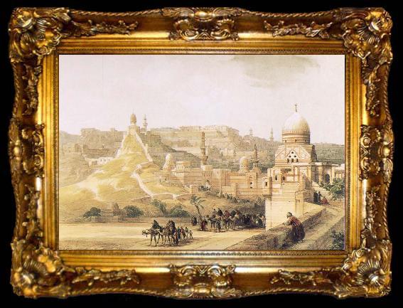 framed  David Roberts The Citadel of Cairo, ta009-2