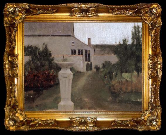 framed  Fernand Khnopff The Garden, ta009-2